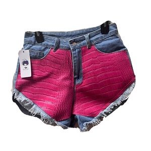 DO MY SELF Denim Shorts